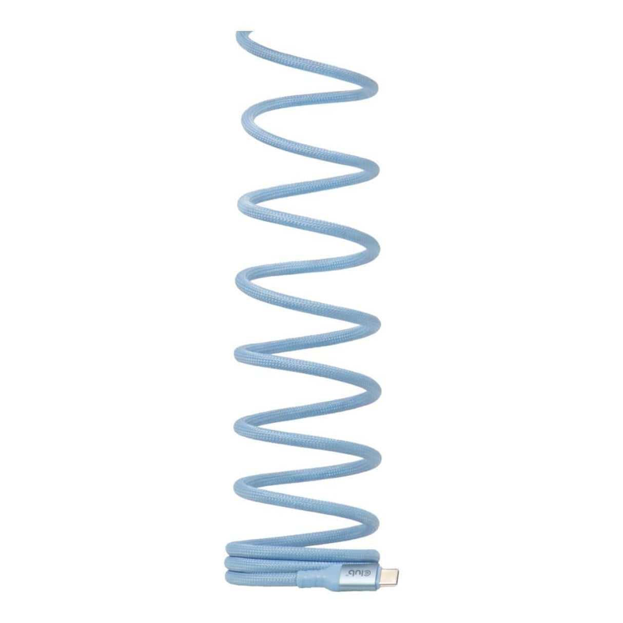 Club 3D 2m USB-C Magnetic Coil 240W PD3.1 Cable Blue CAC-3030