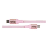 Club 3D 2m USB-C Magnetic Coil 240W PD3.1 Cable Pink CAC-3031