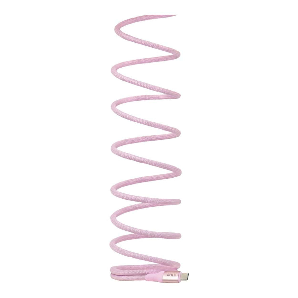 Club 3D 2m USB-C Magnetic Coil 240W PD3.1 Cable Pink CAC-3031