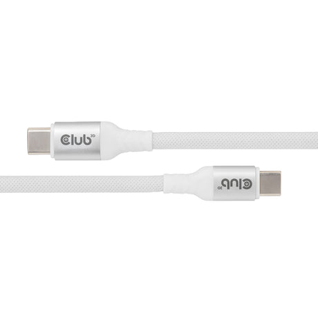 Club 3D 2m USB-C Magnetic Coil 240W PD3.1 Cable White CAC-3032