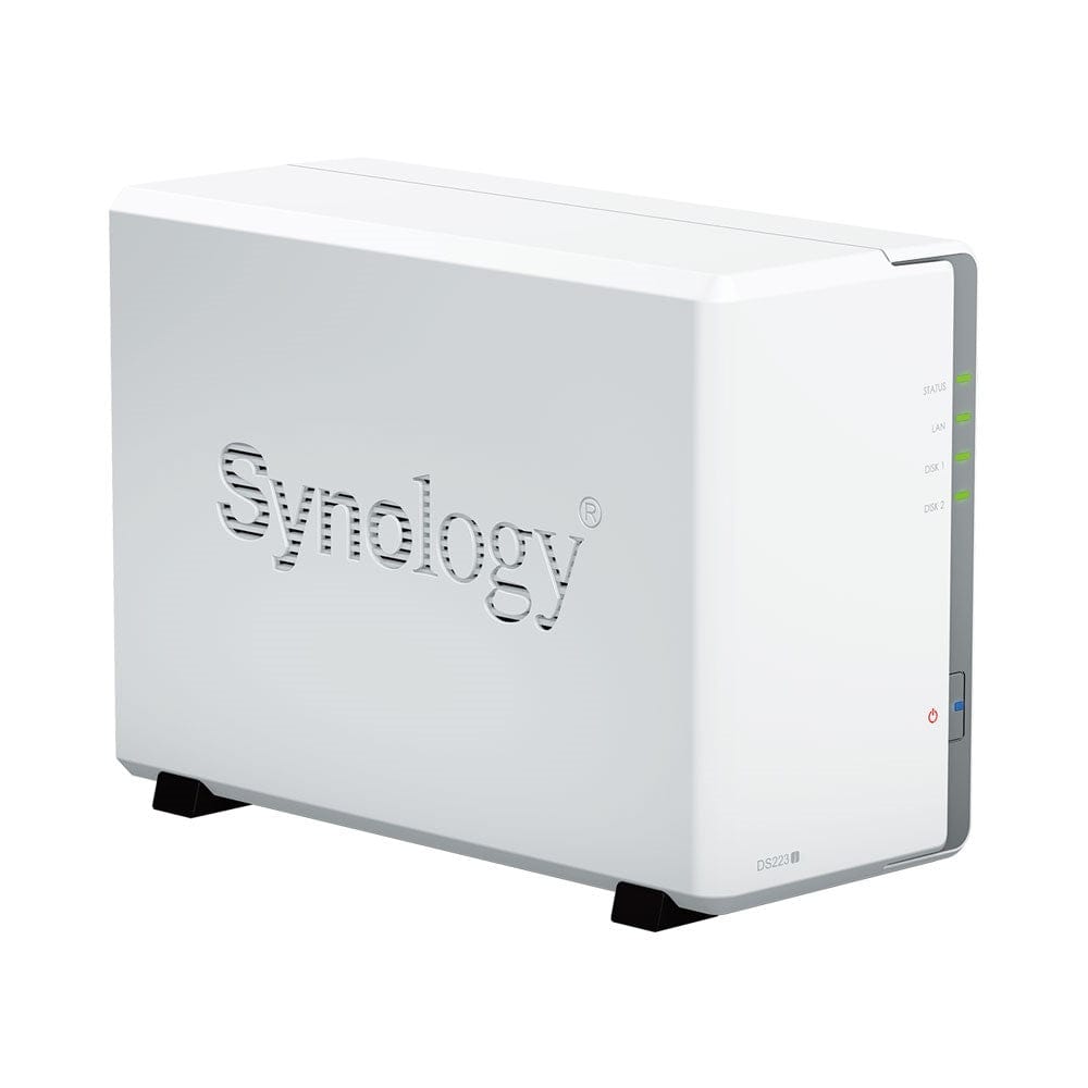 Synology DiskStation DS223J 2-Bay NAS Realtek RTD1619B CPU 512MB 1GB RAM QC-NO HDD CAS-NASBOX-DS223J