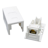 Unbranded CAT6A Shielded Single-Port RJ45 Wall Box CAT6A-WB-1