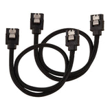 Corsair Premium Sleeved SATA 6Gbps Cable 60cm Black CC-8900252