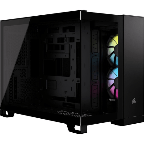 Corsair iCUE Link 2500X RGB Tempered Glass Steel Micro-ATX Mid-Tower Gaming PC Case - Black CC-9011267-WW