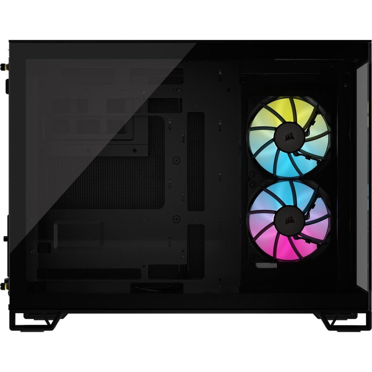 Corsair iCUE Link 2500X RGB Tempered Glass Steel Micro-ATX Mid-Tower Gaming PC Case - Black CC-9011267-WW