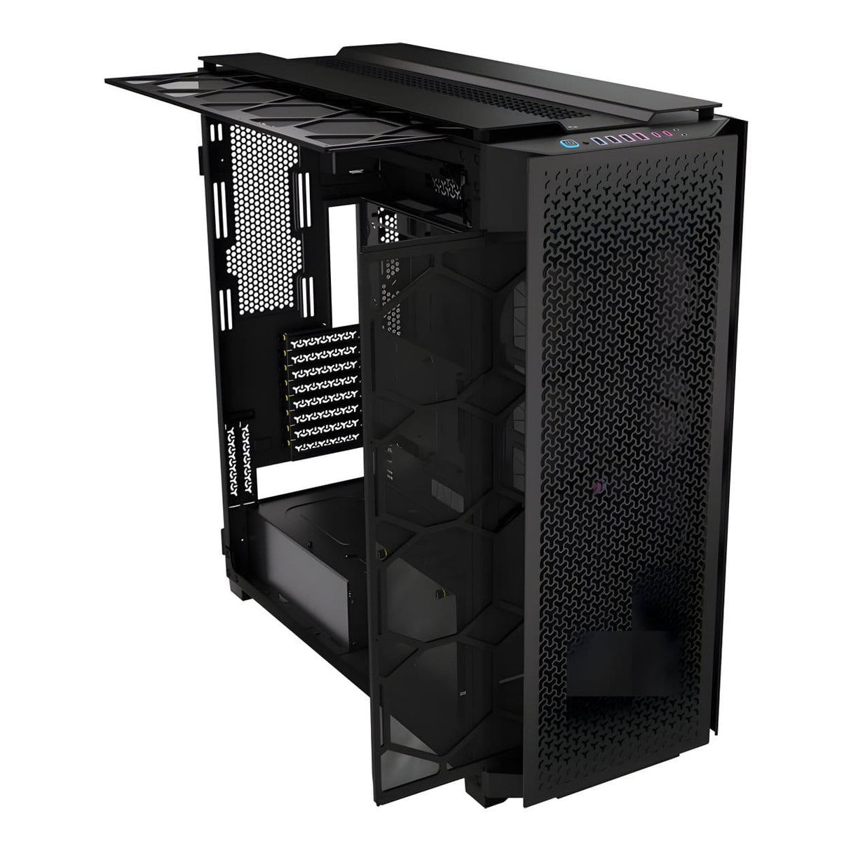 Corsair iCUE LINK 9000D AIRFLOW Tempered Glass Super-Tower Black Gaming PC Case CC-9011273-WW