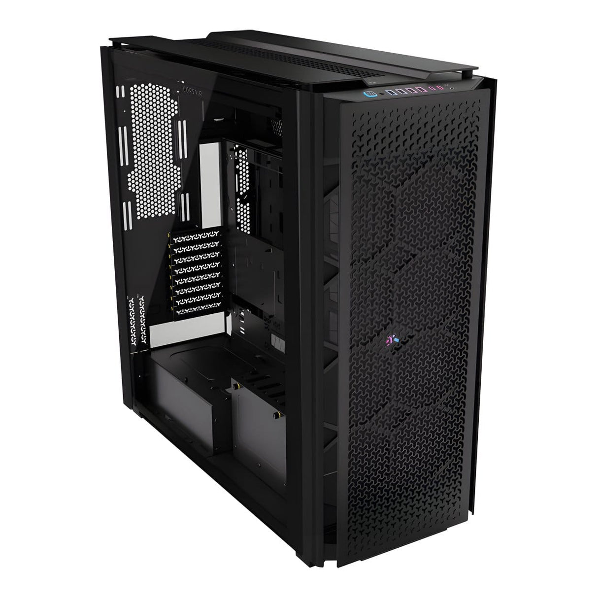 Corsair iCUE LINK 9000D AIRFLOW Tempered Glass Super-Tower Black Gaming PC Case CC-9011273-WW