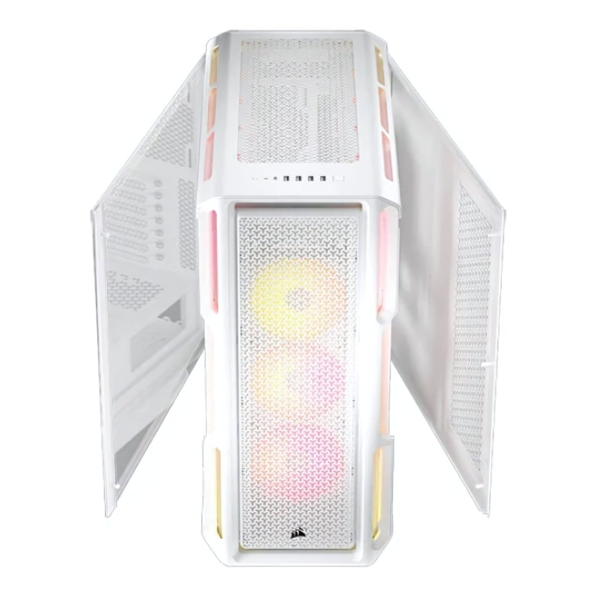 Corsair iCUE Link 5000T LX RGB Midi Tower ATX PC Case White CC-9011299-WW