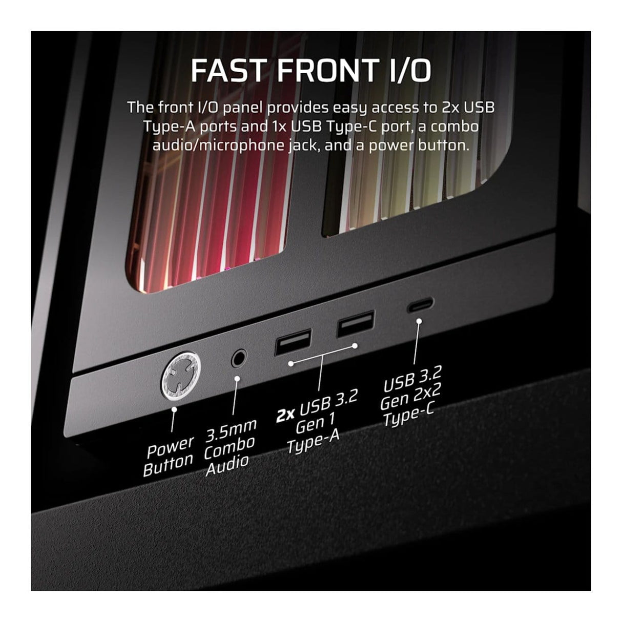 Corsair FRAME 4000X RS Mid-Tower PC Case Black CC-9011302-WW