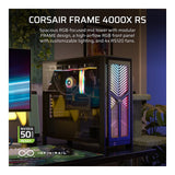 Corsair FRAME 4000X RS Mid-Tower PC Case Black CC-9011302-WW