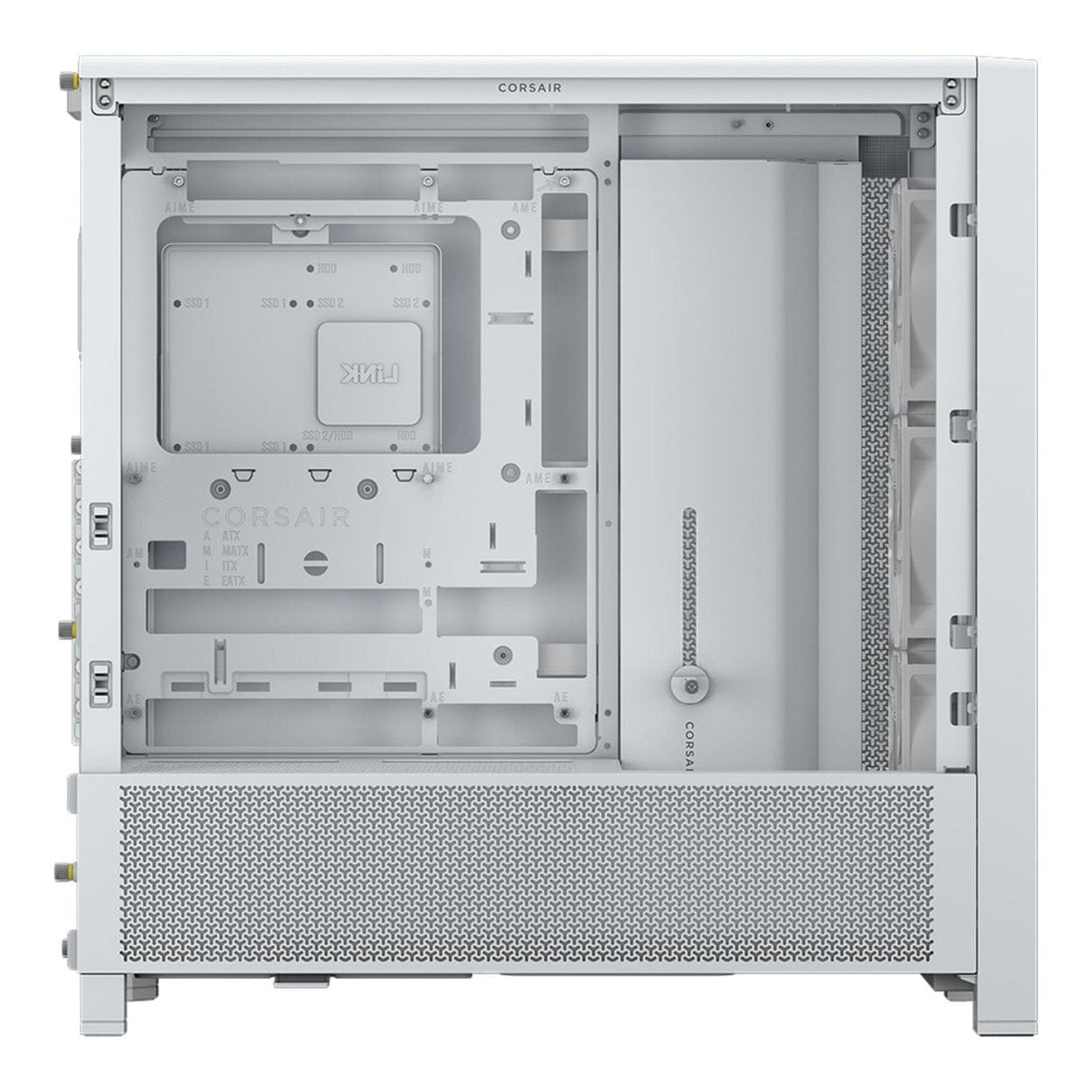 Corsair Frame 4000D RS Modular High Airflow Mid-Tower White PC Case CC-9011313-WW