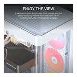 Corsair FRAME 4500X RS-R ARGB Panoramic Glass Mid-Tower PC Case - White CC-9011315-WW