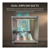 Corsair AIR 5400 RS-R ARGB Triple Chamber Mid-Tower PC Case - White CC-9011319-WW