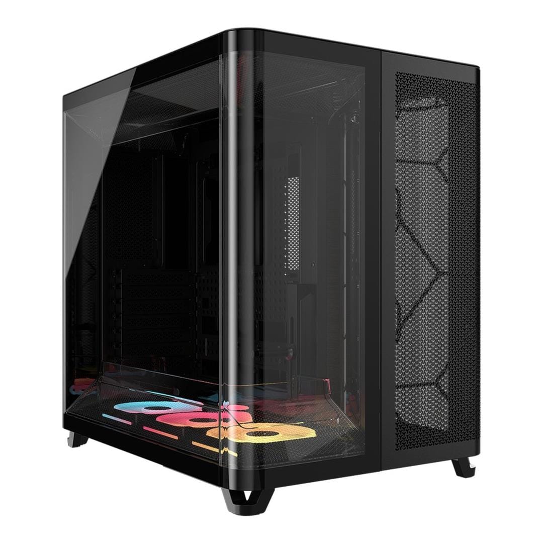 Corsair AIR 5400 LX-R RGB iCUE LINK Triple Chamber Mid-Tower PC Case CC-9011320-WW