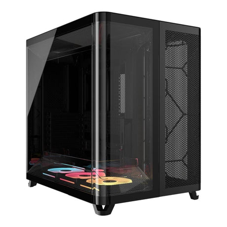 Corsair AIR 5400 LX-R RGB iCUE LINK Triple Chamber Mid-Tower PC Case CC-9011320-WW