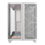 Corsair AIR 5400 LX-R RGB iCUE LINK Triple Chamber Mid-Tower PC Case - White CC-9011321-WW