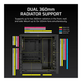 Corsair FRAME 4000D LCD RS ARGB Premium Mid-Tower PC Case Black CC-9011326-WW