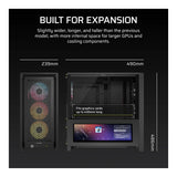 Corsair FRAME 4000D LCD RS ARGB Premium Mid-Tower PC Case Black CC-9011326-WW