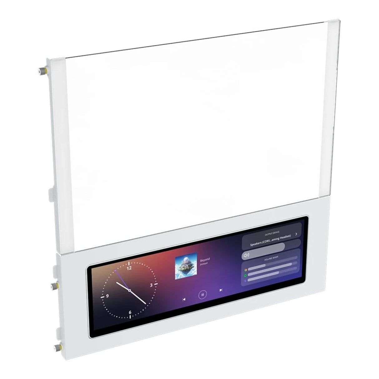 Corsair FRAME 4000D LCD RS ARGB Premium Mid-Tower PC Case White CC-9011327-WW