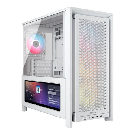 Corsair FRAME 4000D LCD RS ARGB Premium Mid-Tower PC Case White CC-9011327-WW