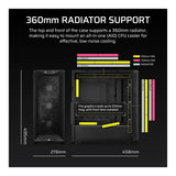 Corsair 3200D RS Mid-Tower PC Case Smoke CC-9011336-WW
