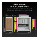Corsair FRAME 4000D RS WOOD Modular Mid-Tower PC Case Oak CC-9011341-WW