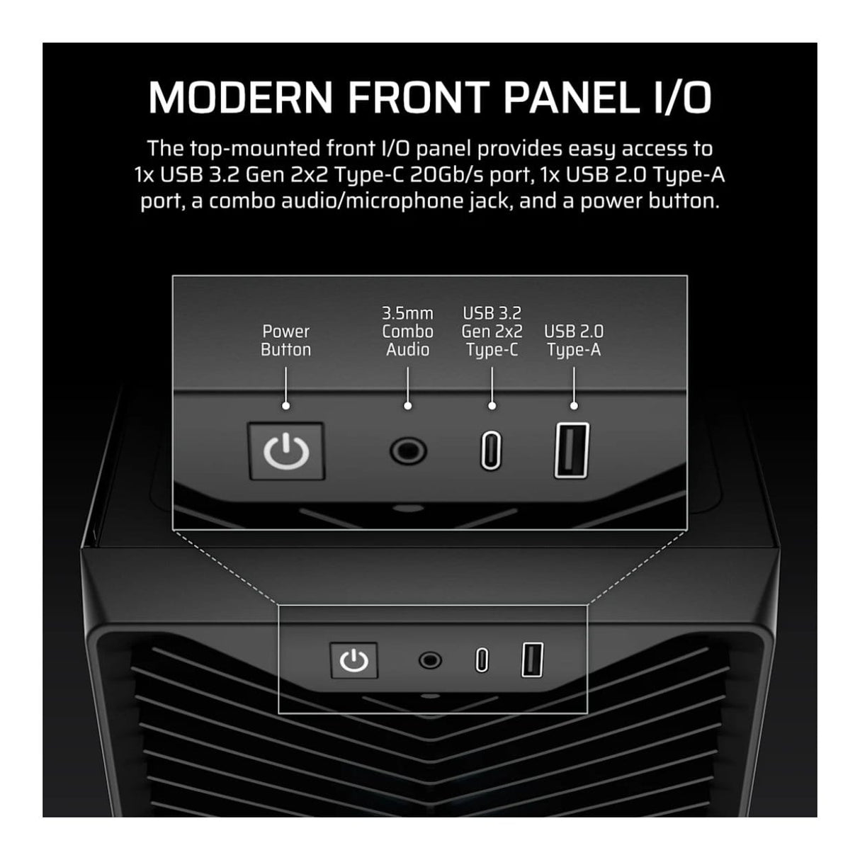 Corsair 3200D RS ARGB Mid-Tower PC Case Black CC-9011344-WW