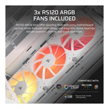 Corsair 3200D RS ARGB Mid-Tower PC Case White CC-9011345-WW