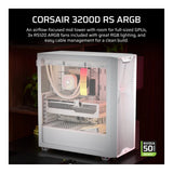 Corsair 3200D RS ARGB Mid-Tower PC Case White CC-9011345-WW