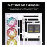 Corsair 2800X RS-R ARGB Micro-ATX PC Case - White CC-9011348-WW