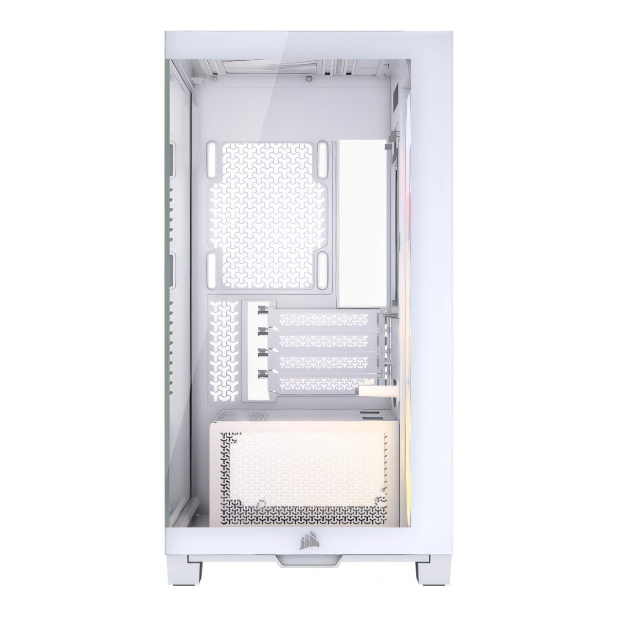 Corsair 2800X RS-R ARGB Micro-ATX PC Case - White CC-9011348-WW