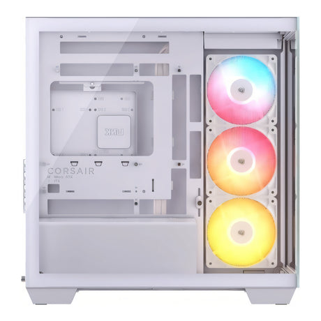 Corsair 2800X RS-R ARGB Micro-ATX PC Case - White CC-9011348-WW