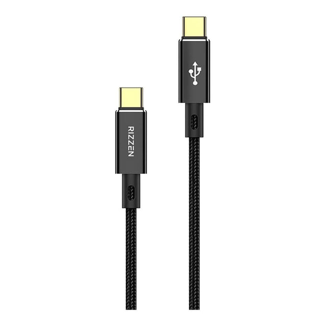Rizzen Type-C Male to Male 100W Fast Charging Braided Cable 1.5m CC19-1500