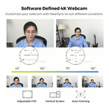 Nearity CC200 4K UHD Webcam for Streaming and Remote Work