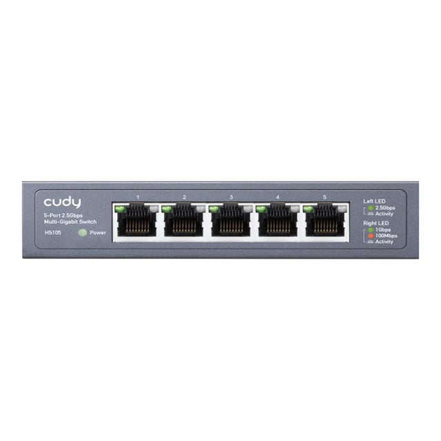 Cudy CD-HS105 5-port 2.5Gbps Ethernet Metal Desktop Switch