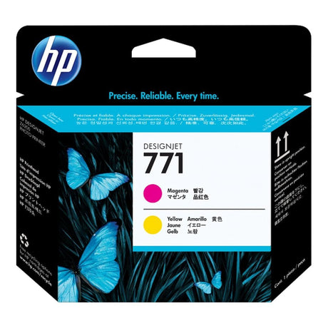 HP 771 DesignJet Magenta and Yellow Printhead CE018A