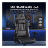 Corsair TC100 RELAXED Gaming Chair Black CF-9010050-WW