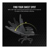 Corsair TC100 RELAXED Gaming Chair Black CF-9010052-WW