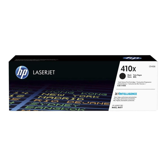 HP 410X Black High Yield Toner Cartridge 6,500 Pages Original CF410X Single-pack (Open Box)