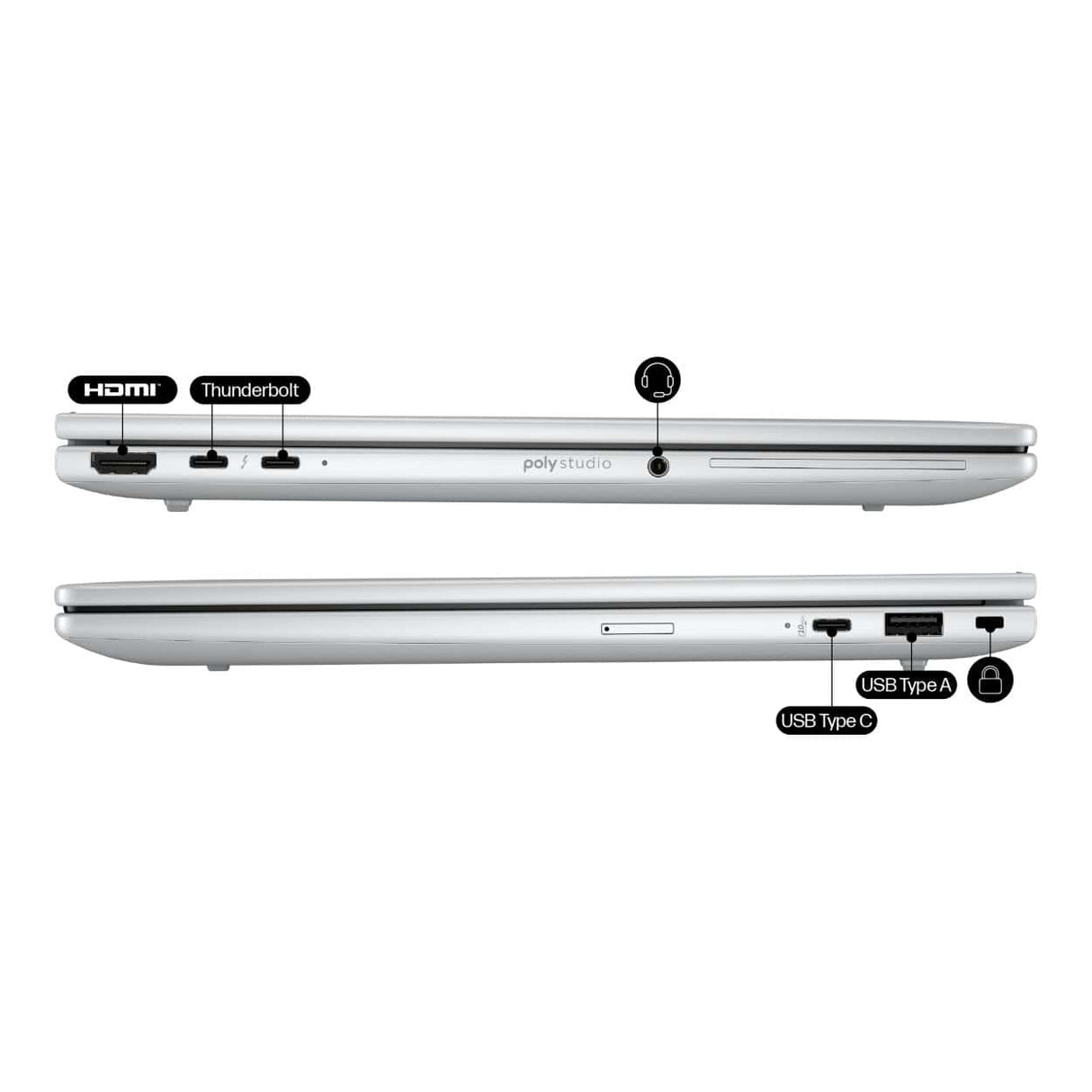 HP EliteBook 8 G1i 13.3-inch WUXGA AI Laptop - Intel Core Ultra 7 255U 1TB SSD 32GB RAM 5G Win 11 Pro