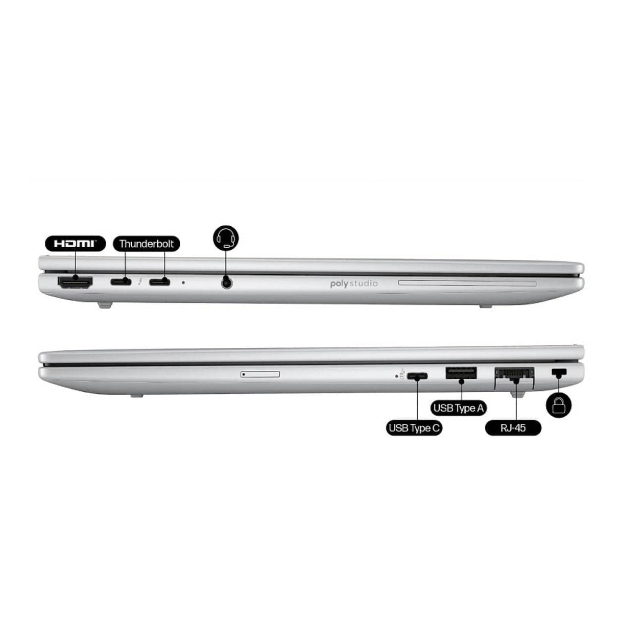 HP EliteBook 8 G1i 14-inch WUXGA AI Laptop - Intel Core Ultra 5 225U 512GB SSD 16GB RAM Win 11 Pro