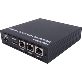 Cypress HDMI to CAT5e/6 Transmitter with 24V PoC and 3 LAN Serving CH-1109TXC