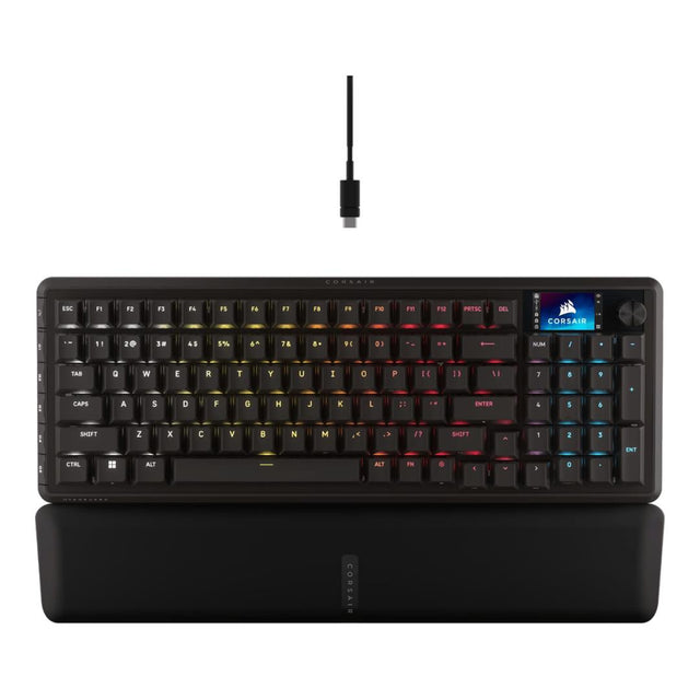 Corsair VANGUARD 96 Wired Gaming Keyboard Black with MLX Plasma Switches CH-91E901E-NA
