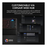 Corsair VANGUARD 96 Wired Gaming Keyboard Black CH-91E901F-NA