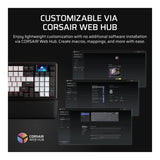 Corsair VANGUARD 96 MLX Pulse Mechanical Gaming Keyboard CH-91E921I-NA