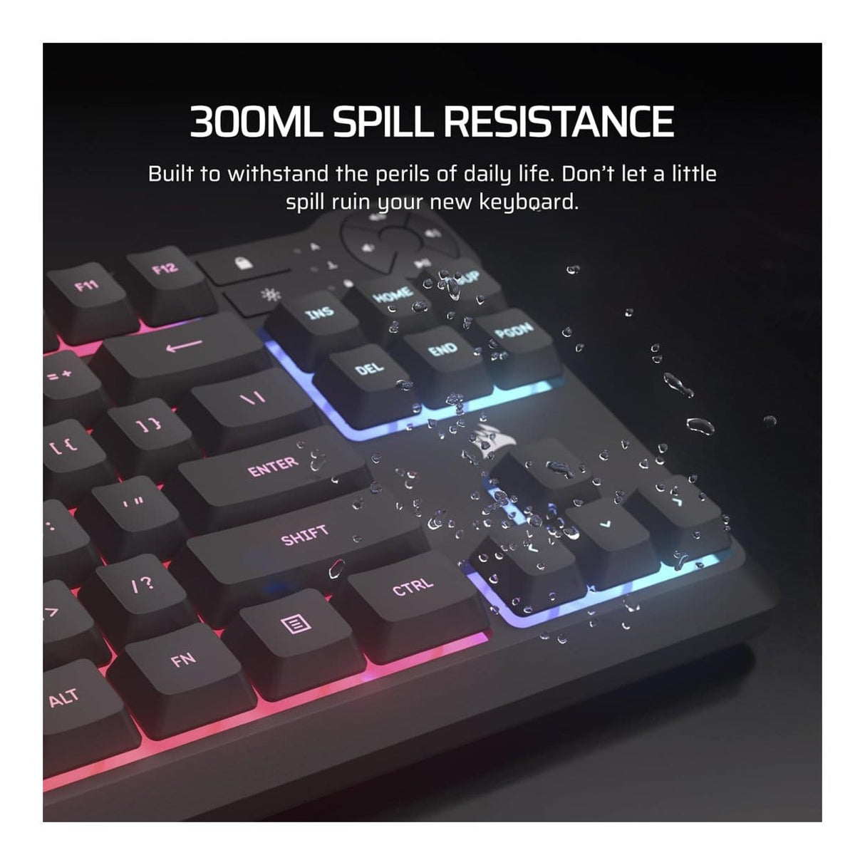 Corsair K55 CORE TKL RGB Wired Gaming Keyboard CH-9216065-NA