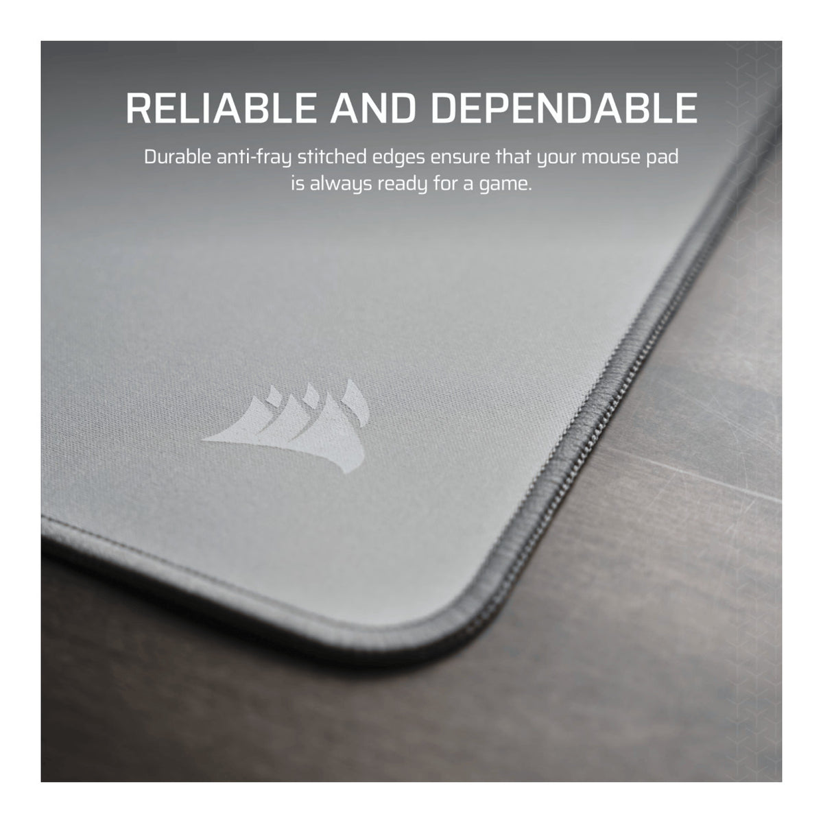 Corsair MM Anti-fray Cloth Gaming Mousepad - Medium Grey CH-941D0A5-WW