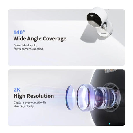 Aqara G100 Select 2K Security Camera White AQ-CAM-G100-W