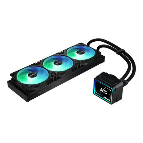 ASRock Challenger 360 Digital 360mm AIO Liquid CPU Cooler Black