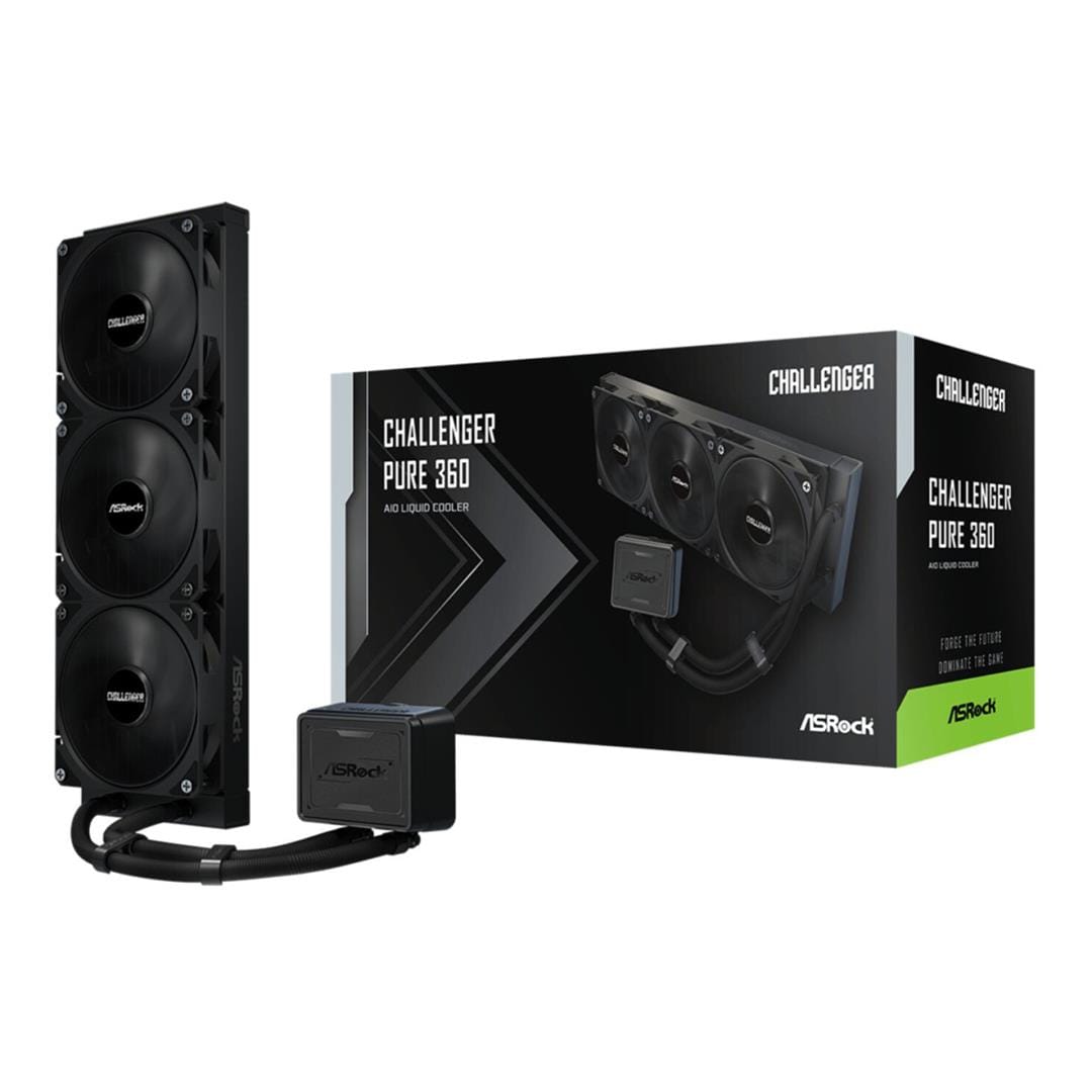 ASRock Challenger Pure 360 AIO Liquid CPU Cooler Black